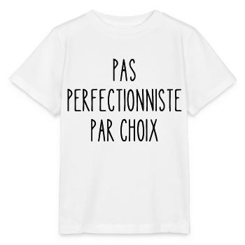 pas perfectionniste par choix - T-shirt bio MINI CREATOR Stanley/Stella Enfant - blanc - Devant - Maike (125cm)