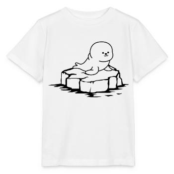 robbe eisscholle - Stanley/Stella Kinder T-Shirt MINI CREATOR  - Weiß - Vorne - Maike (125cm)