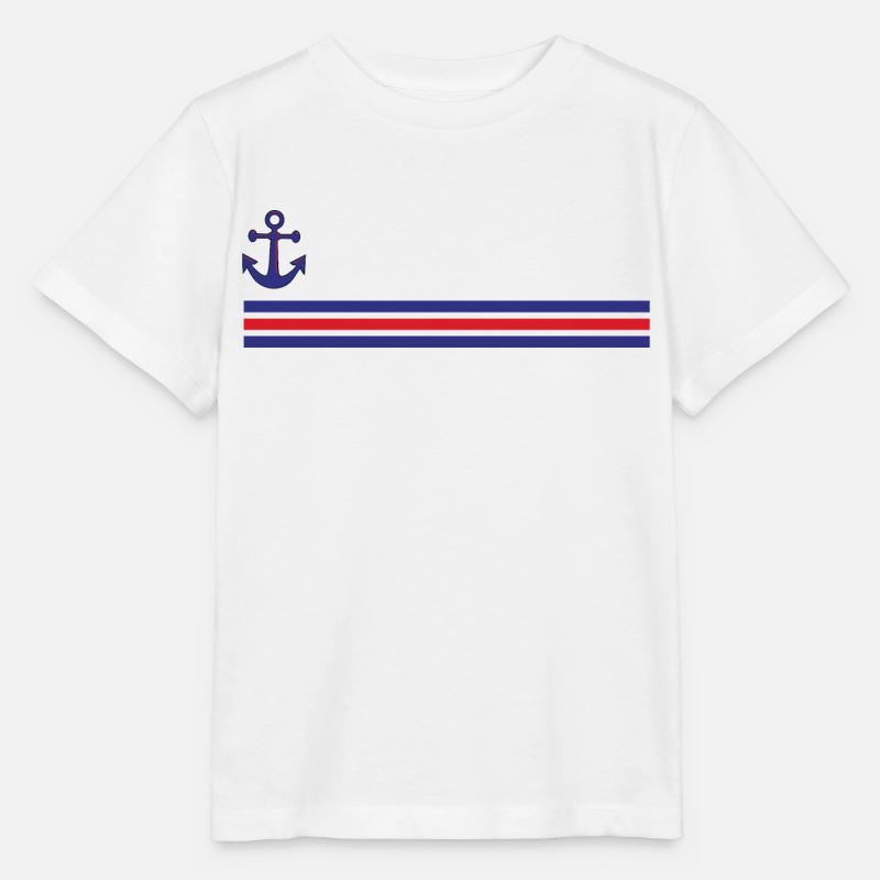 Matrosen-Anker - Stanley/Stella Kinder T-Shirt MINI CREATOR  - Weiß