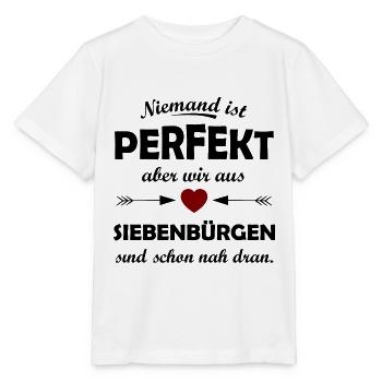 La patrie en Transylvanie - T-shirt bio MINI CREATOR Stanley/Stella Enfant - blanc - Devant - Maike (125cm)