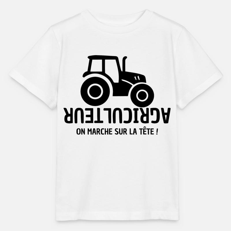 Bauer, Bauer, Bauer, Traktor - Stanley/Stella Kinder T-Shirt MINI CREATOR - Weiß