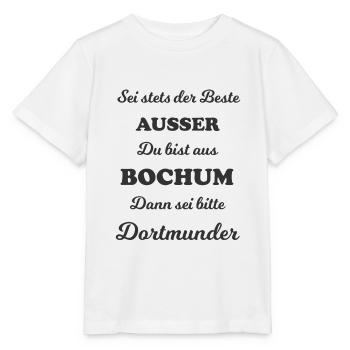 Fans de la région de la Ruhr - T-shirt bio MINI CREATOR Stanley/Stella Enfant - blanc - Devant - Maike (125cm)