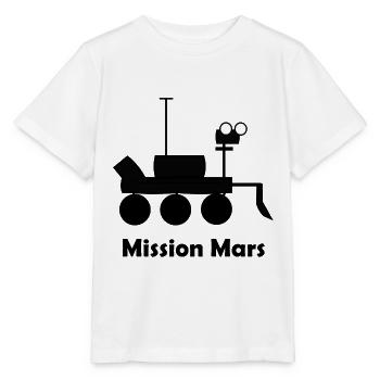 La mission sur la planète Mars - T-shirt bio MINI CREATOR Stanley/Stella Enfant - blanc - Devant - Maike (125cm)