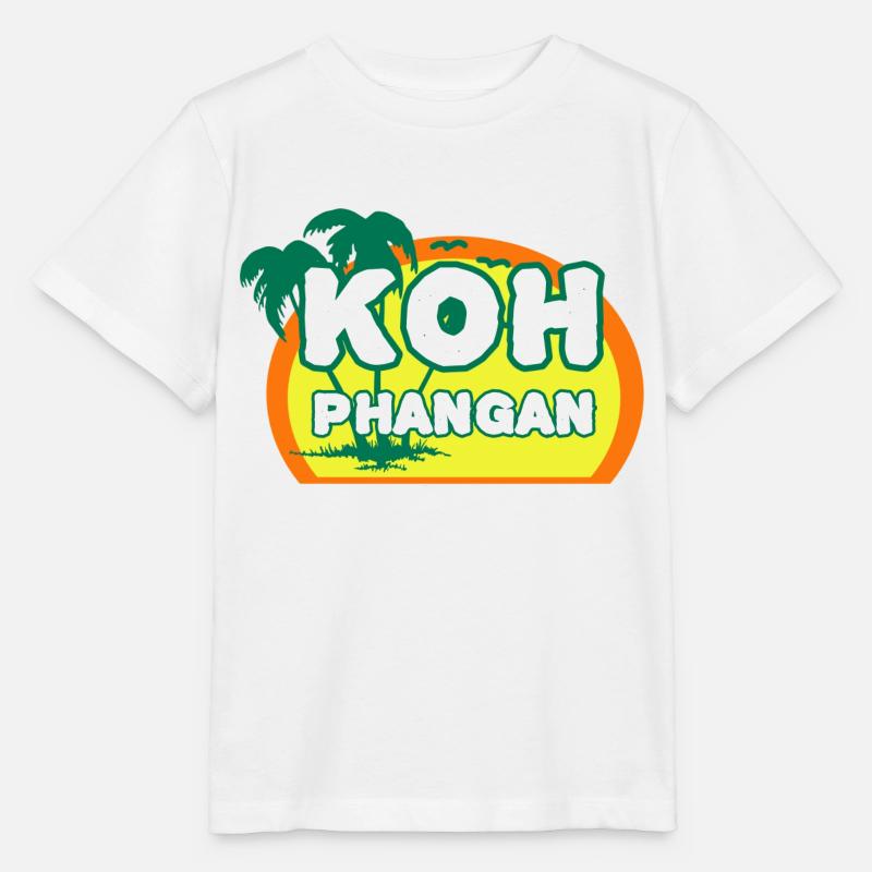 Koh Phangan - Stanley/Stella MINI CREATOR Kids’ T-Shirt - white