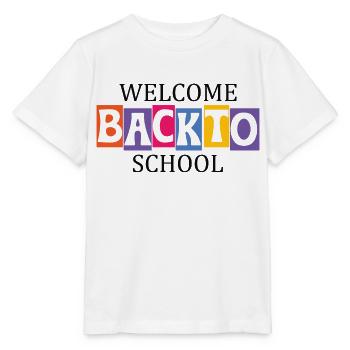 Bienvenue à la rentrée des classes - T-shirt bio MINI CREATOR Stanley/Stella Enfant - blanc - Devant - Maike (125cm)