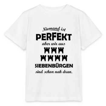 Les Saxons de Transylvanie - T-shirt bio MINI CREATOR Stanley/Stella Enfant - blanc - Devant - Maike (125cm)
