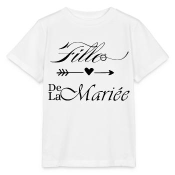 Fille de la mariée - T-shirt bio MINI CREATOR Stanley/Stella Enfant - blanc - Devant - Maike (125cm)