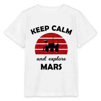 The journey into space - Stanley/Stella MINI CREATOR Kids’ T-Shirt - white - Front - Maike (125cm)