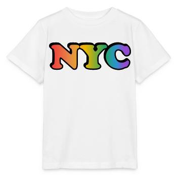 Schwules NYC - Stanley/Stella Kinder T-Shirt MINI CREATOR  - Weiß - Vorne - Maike (125cm)