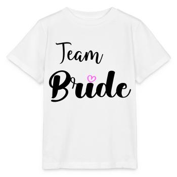 team bride - Stanley/Stella Kinder T-Shirt MINI CREATOR  - Weiß - Vorne - Maike (125cm)