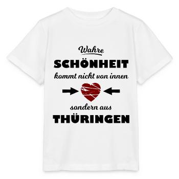 Les Thuringiens arrivent - T-shirt bio MINI CREATOR Stanley/Stella Enfant - blanc - Devant - Maike (125cm)