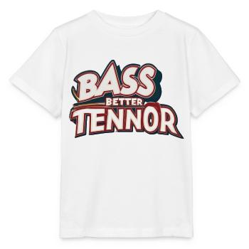 Bass Better Tenor - Stanley/Stella Kinder T-Shirt MINI CREATOR  - Weiß - Vorne - Maike (125cm)
