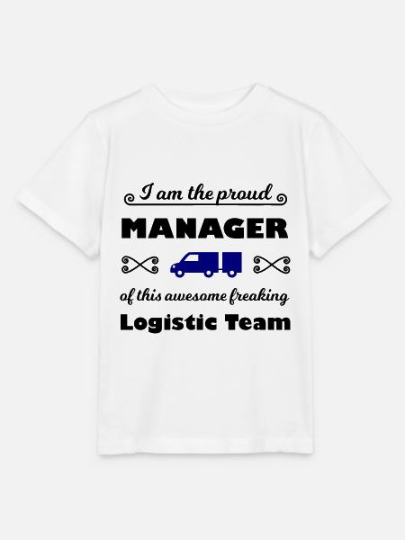 Der beste Logistik Chef - Stanley/Stella Kinder T-Shirt MINI CREATOR  - Weiß