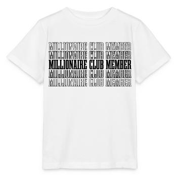 Millionaire Club Member 38 - Stanley/Stella Kinder T-Shirt MINI CREATOR  - Weiß - Vorne - Maike (125cm)