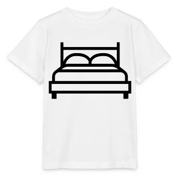 lit - T-shirt bio MINI CREATOR Stanley/Stella Enfant - blanc - Devant - Maike (125cm)