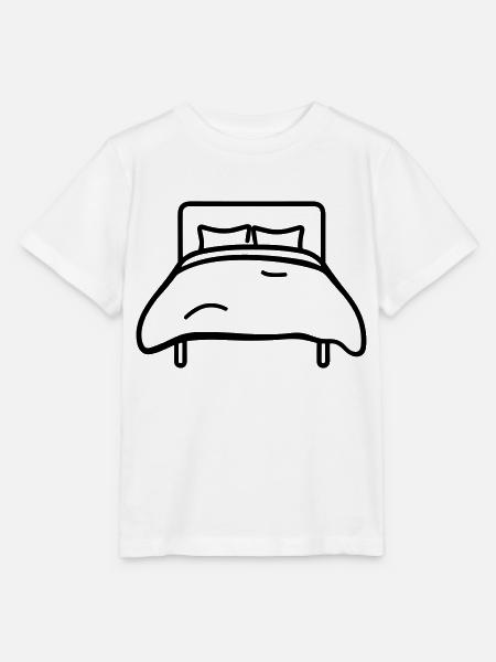 Bett - Stanley/Stella Kinder T-Shirt MINI CREATOR  - Weiß
