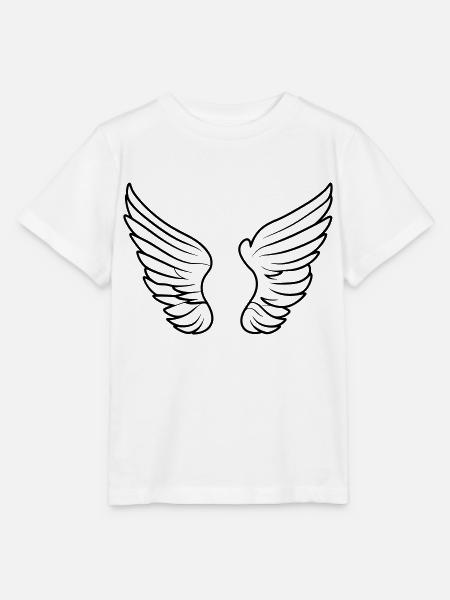 Engelsflügel - Stanley/Stella Kinder T-Shirt MINI CREATOR  - Weiß