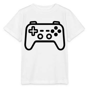 manette de jeux vidéo - T-shirt bio MINI CREATOR Stanley/Stella Enfant - blanc - Devant - Maike (125cm)