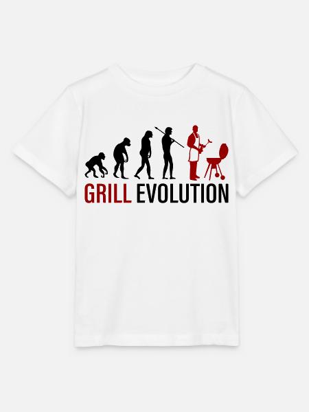 grill evolution - Stanley/Stella Kinder T-Shirt MINI CREATOR - Weiß