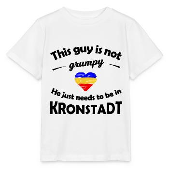 Sehnsucht nach Kronstadt - Stanley/Stella Kinder T-Shirt MINI CREATOR  - Weiß - Vorne - Maike (125cm)