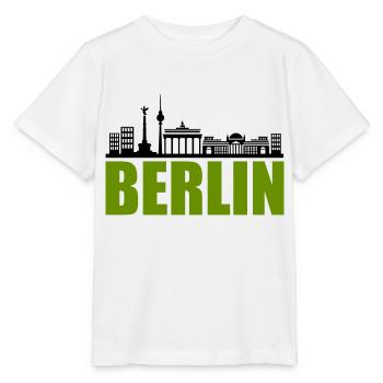 Horizon de Berlin - T-shirt bio MINI CREATOR Stanley/Stella Enfant - blanc - Devant - Maike (125cm)