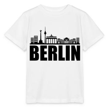 Horizon de Berlin - T-shirt bio MINI CREATOR Stanley/Stella Enfant - blanc - Devant - Maike (125cm)