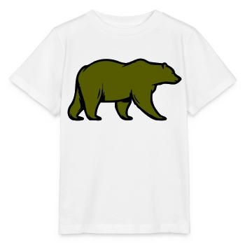 bär - Stanley/Stella Kinder T-Shirt MINI CREATOR  - Weiß - Vorne - Maike (125cm)