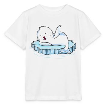robbe eisscholle - Stanley/Stella Kinder T-Shirt MINI CREATOR  - Weiß - Vorne - Maike (125cm)