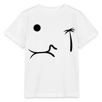 Dackel Sommerurlaub - Stanley/Stella Kinder T-Shirt MINI CREATOR  - Weiß - Vorne - Maike (125cm)