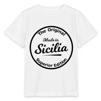 Der Urlaub in Sizilien - Stanley/Stella Kinder T-Shirt MINI CREATOR  - Weiß - Vorne - Maike (125cm)