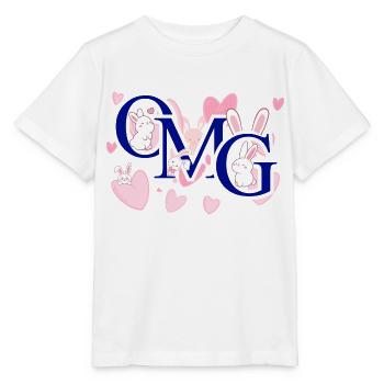 Omg pink - Stanley/Stella Kinder T-Shirt MINI CREATOR  - Weiß - Vorne - Maike (125cm)