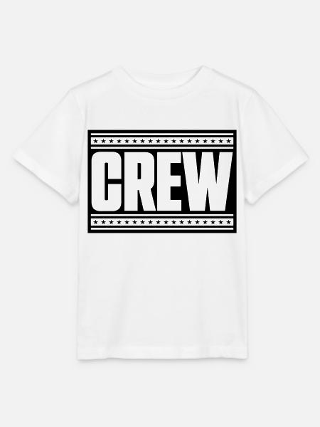 crew strich sterne - Stanley/Stella Kinder T-Shirt MINI CREATOR  - Weiß