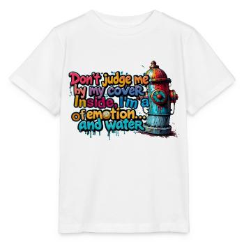 Ich bin eine Quelle der Emotionen und des Wassers - Stanley/Stella Kinder T-Shirt MINI CREATOR  - Weiß - Vorne - Maike (125cm)