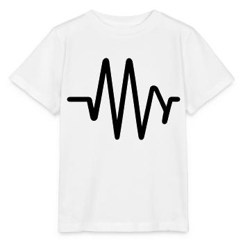 Puls, Herzschlag - Stanley/Stella Kinder T-Shirt MINI CREATOR  - Weiß - Vorne - Maike (125cm)
