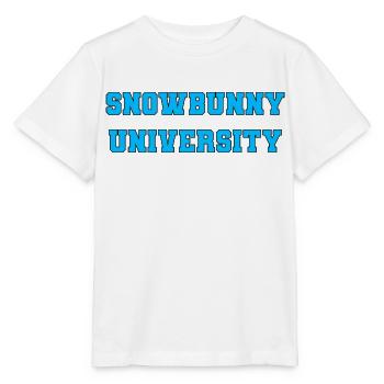 Snowbunny University - Stanley/Stella MINI CREATOR Kids’ T-Shirt - white - Front - Maike (125cm)