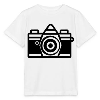 Kamera - Stanley/Stella Kinder T-Shirt MINI CREATOR  - Weiß - Vorne - Maike (125cm)