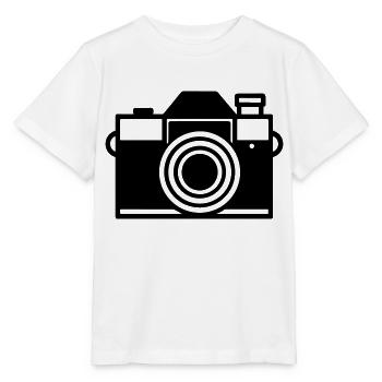 Kamera - Stanley/Stella Kinder T-Shirt MINI CREATOR  - Weiß - Vorne - Maike (125cm)