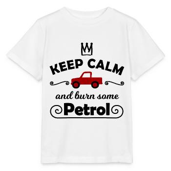Entraînez votre moteur thermique - T-shirt bio MINI CREATOR Stanley/Stella Enfant - blanc - Devant - Maike (125cm)