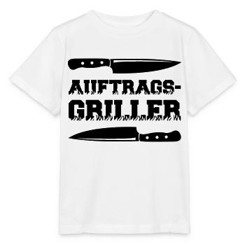 Contract Griller 01 - Stanley/Stella MINI CREATOR Kids’ T-Shirt - white - Front - Maike (125cm)