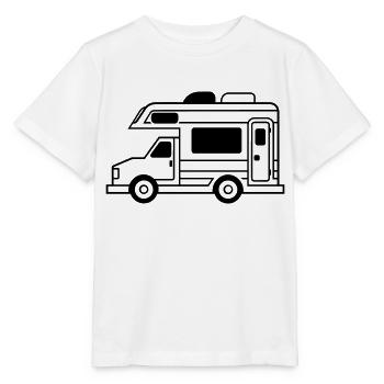 Wohnmobil - Stanley/Stella Kinder T-Shirt MINI CREATOR  - Weiß - Vorne - Maike (125cm)
