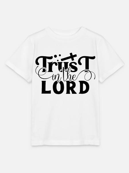 Vertraue dem Herrn - Stanley/Stella Kinder T-Shirt MINI CREATOR - Weiß