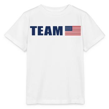 Team USA - Stanley/Stella MINI CREATOR Kids’ T-Shirt - white - Front - Maike (125cm)