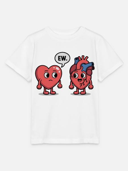 Lustig Herz Anatomie Kardiologie Medizin Arzt - Stanley/Stella Kinder T-Shirt MINI CREATOR  - Weiß