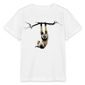 Gibbon - Stanley/Stella MINI CREATOR Kids’ T-Shirt - white - Front - Maike (125cm)