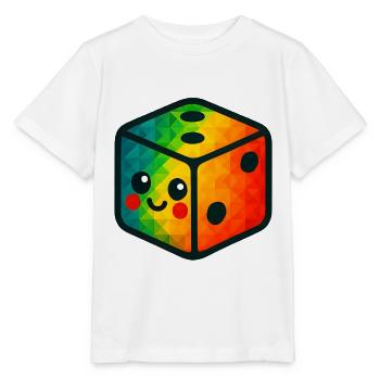 WPAP Polygon Kawaii Style Baby Toy Cube - Stanley/Stella MINI CREATOR Kids’ T-Shirt - white - Front - Maike (125cm)