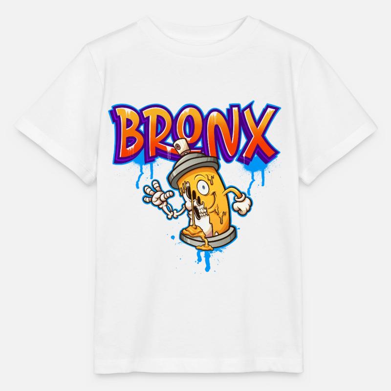 Bronx Graffiti - Stanley/Stella Kinder T-Shirt MINI CREATOR  - Weiß