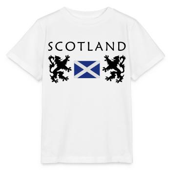 Scotland-Flag - Stanley/Stella Kinder T-Shirt MINI CREATOR  - Weiß - Vorne - Maike (125cm)