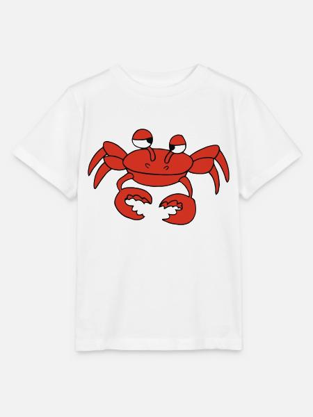 Red Crab - Stanley/Stella Kinder T-Shirt MINI CREATOR - Weiß