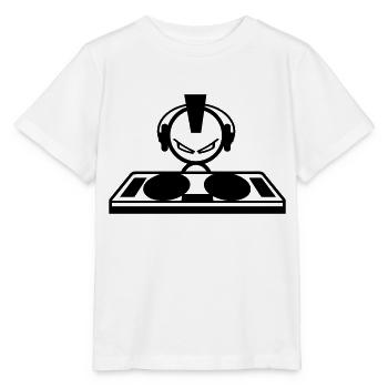 DJ - T-shirt bio MINI CREATOR Stanley/Stella Enfant - blanc - Devant - Maike (125cm)