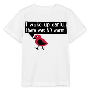 early bird - Stanley/Stella MINI CREATOR Kids’ T-Shirt - white - Front - Maike (125cm)